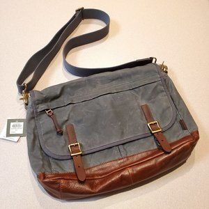 Fossil Defender Messenger Bag - Grey